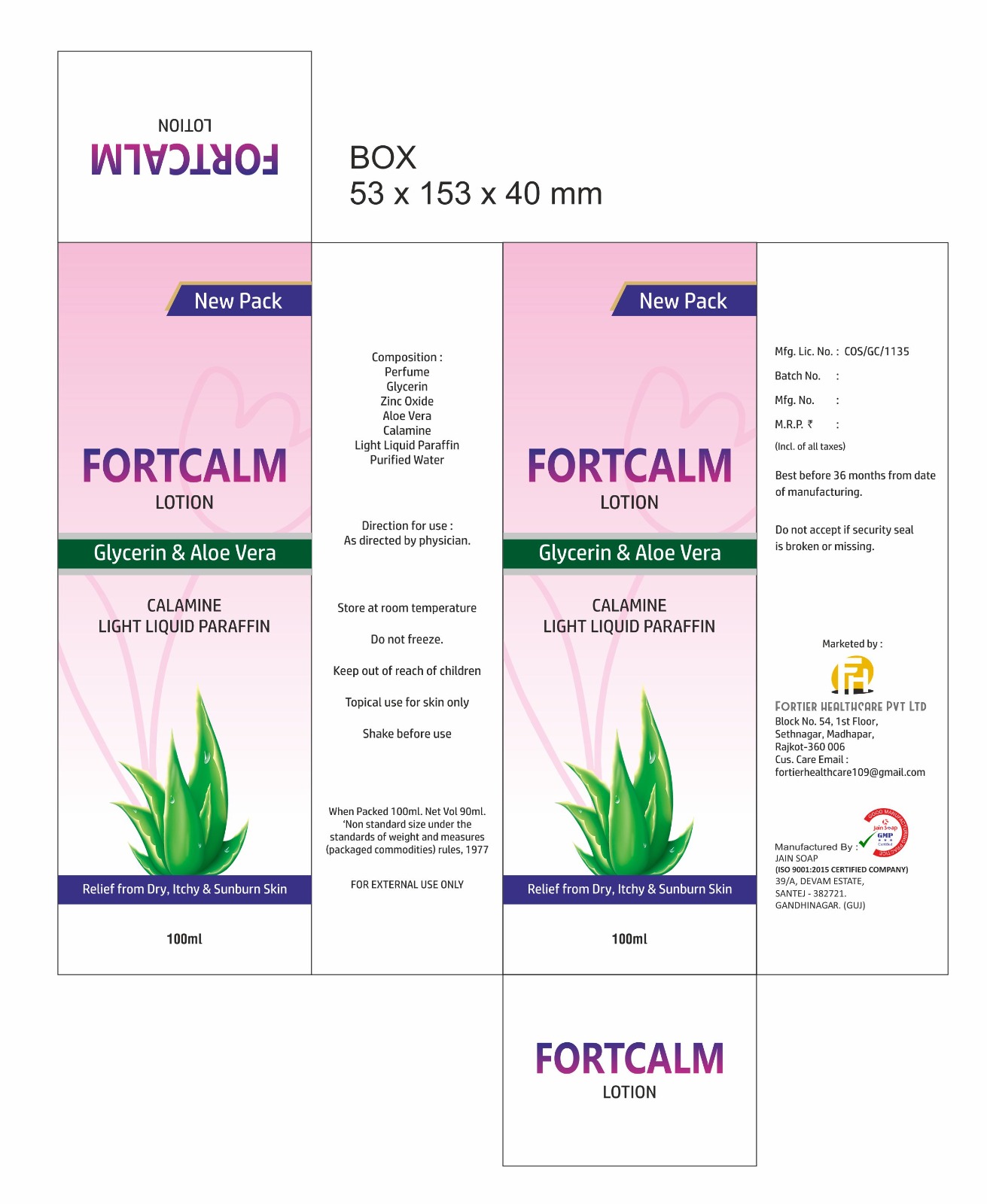 Fortcalm Lotion